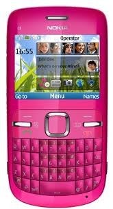 Nokia C3 hot pink